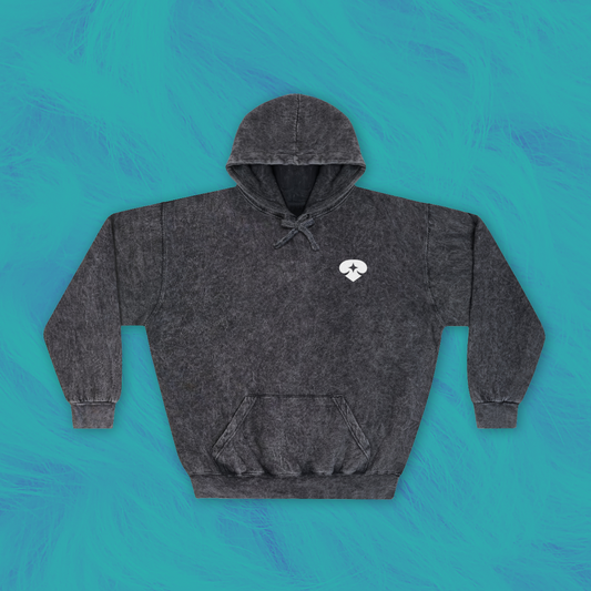 Boopsnoot Back Logo Mineral Wash Hoodie